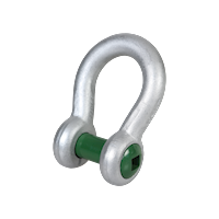 G-4169 Green Pin Bow Shackles Product Render 2